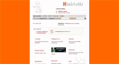 Desktop Screenshot of klaidutis.lt